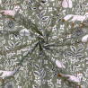 Printed Cotton CAMPANA Lichen / Rust